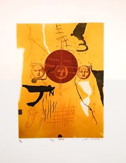 Print, Cap Mira, aquatinte originale (1), Richard Texier