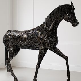 Sculpture, The Iron Horse | Le Cheval de Fer, Omar Aoufia