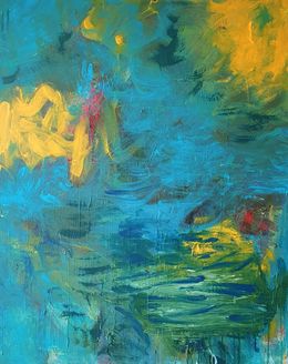 Painting, Meet me in my garden, Sophie Mangelsen