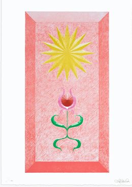 Print, Landscape Growth Panel (Coral), Greg Pharma Smith