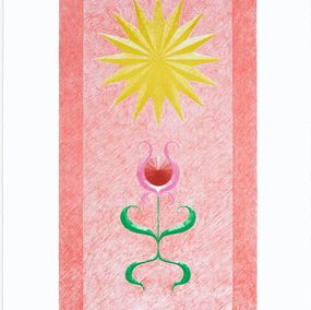 Print, Landscape Growth Panel (Coral), Greg Pharma Smith
