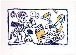 Print, En route (ouest), Pierre Alechinsky