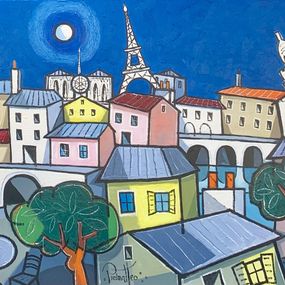Gemälde, Paris s’endort, Joseph Piermatteo