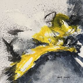 Painting, Course mouvementée, Nadia Zouari