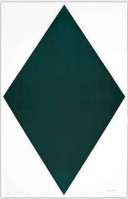 Print, Diamond Green #2781015, Olivier Mosset