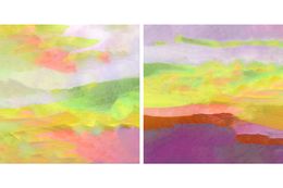 Édition, Sunlit Terrain Diptych, Angela Cameron