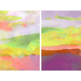 Édition, Sunlit Terrain Diptych, Angela Cameron