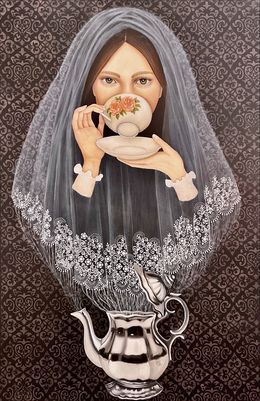 Painting, Silver Soul 2, Olga Marciano