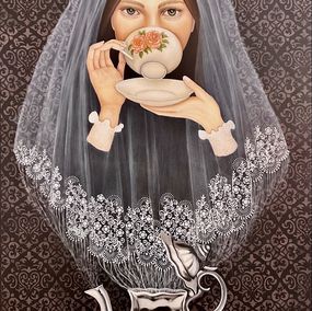 Gemälde, Silver Soul 2, Olga Marciano