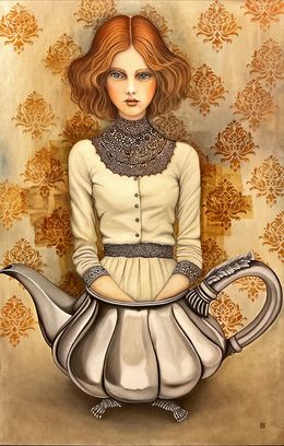 Gemälde, Silver Soul 3, Olga Marciano