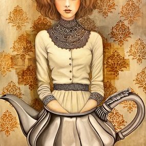Painting, Silver Soul 3, Olga Marciano