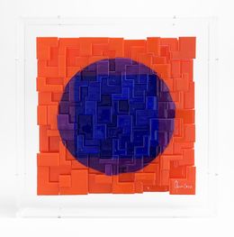 Sculpture, Cercle - cadmium, Yann Crenn