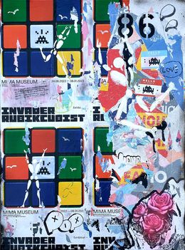 Gemälde, Invader 2 - XL, Jérôme Mesnager