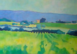 Gemälde, Les verts du Mont Ventoux, Autonne