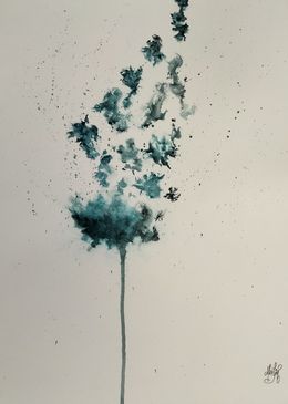 Painting, Fleur bleue, Merljn
