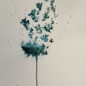 Painting, Fleur bleue, Merljn