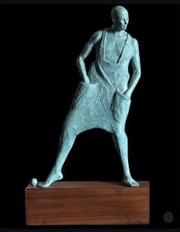 Sculpture, Break at work, Sunchai Kongklom