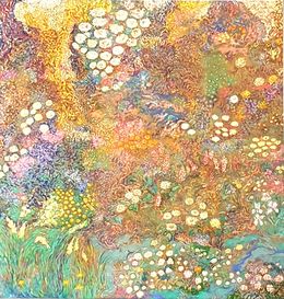 Zeichnungen, Garden in Full Bloom, Francis Besson