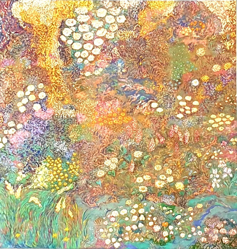 Francis Besson, Garden in Full Bloom Francis Besson, Garden in Full Bloom