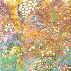 Zeichnungen, Garden in Full Bloom, Francis Besson