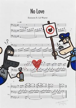 Gemälde, No Love, Toctoc
