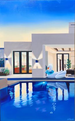 Gemälde, Blue Reflection, Amy Nelder