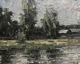 Painting, River Etude, Volodymyr Pashchenko