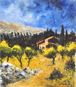 Painting, Bastide en Provence, Pol Ledent
