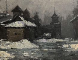 Painting, Swedish grave, Volodymyr Pashchenko