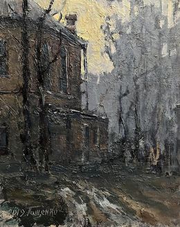 Peinture, Village life, Volodymyr Pashchenko