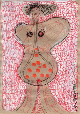 Fine Art Drawings, Vénus Guitare, Brigitte Derbigny