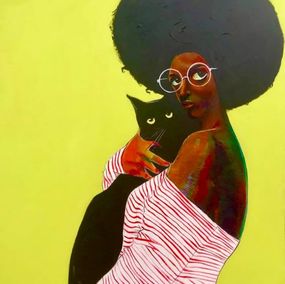 Painting, Best Friend, Abayomi Odetomi