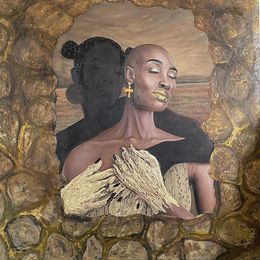 Painting, Holding Shadows, Abdulateef Salaudeen