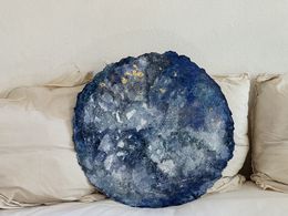 Sculpture, Pierre de Rêve - bleu - blanc, Anany