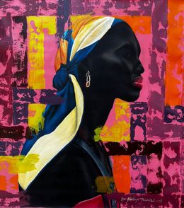 Painting, Black Essence, Adebayo Taiwo