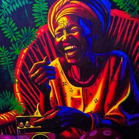 Painting, Goodnews  (The Origin), Awosola Michael Angello