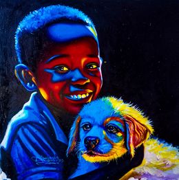 Painting, Companion 1, Awosola Michael Angello