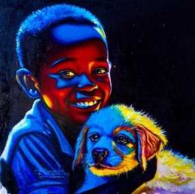 Painting, Companion 1, Awosola Michael Angello