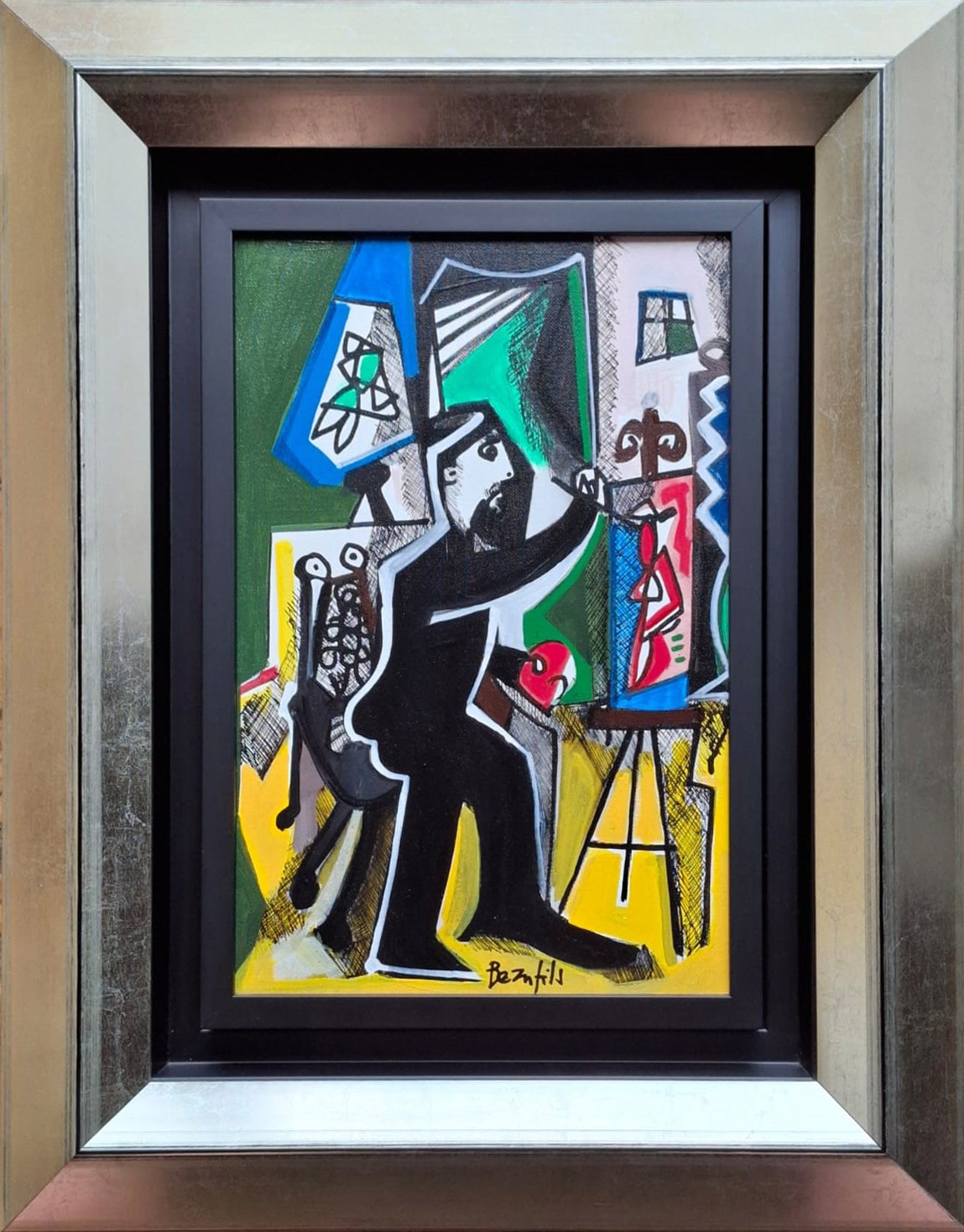 Jean-Luc Beaufils, Le peintre dans son atelier Jean-Luc Beaufils, Le peintre dans son atelier