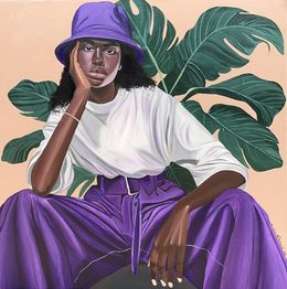 Painting, Tropical Thoughts, Samson Adetunji