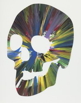 Painting, Skull Spin Painting, Damien Hirst