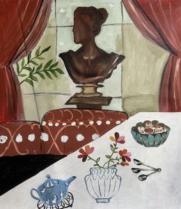 Painting, A Gathering of Tastes, Roxana Khonkulova