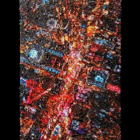 Sculpture, NYC Red, BrickBoardBuilder