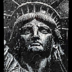 Sculpture, Liberty, BrickBoardBuilder