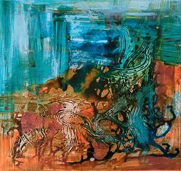 Peinture, La louve à l'enfant, Françoise Dugourd-Caput