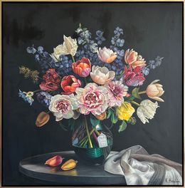 Painting, Grow old along with me, the best is yet to be, Katharina Husslein