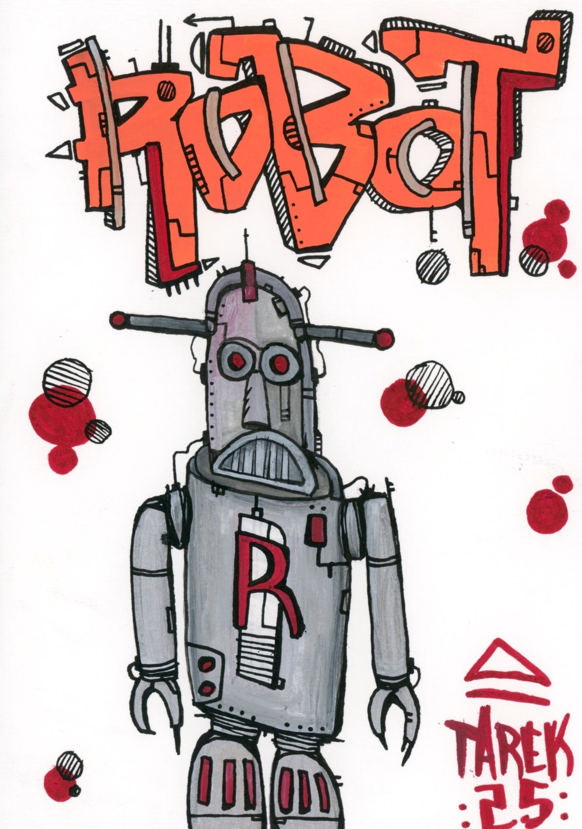 Tarek, Robot Gris Tarek, Robot Gris