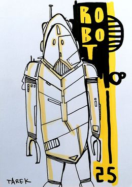 Fine Art Drawings, Robot Jaune, Tarek