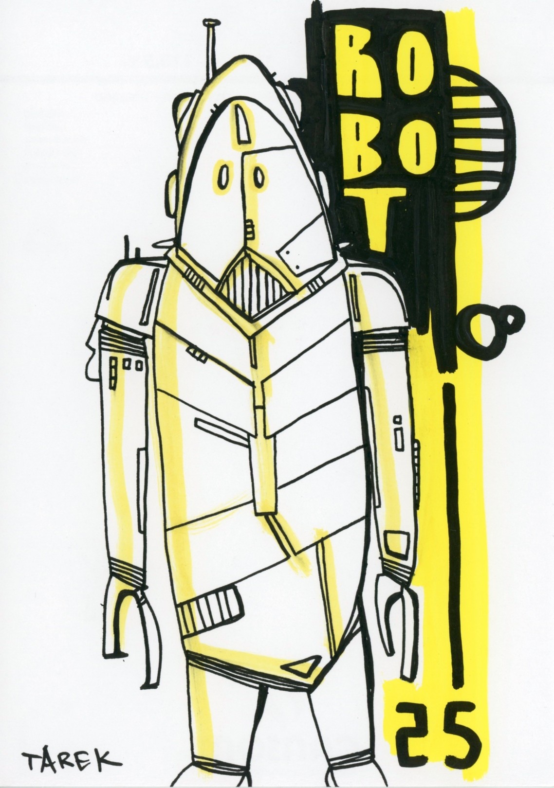 Tarek, Robot Jaune Tarek, Robot Jaune