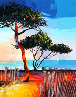 Gemälde, Accès à la plage, Pierrick Tual